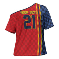 World Football 2026 Spain Custom Cross Shoulder Shirt Vamos a Espana - Wonder Print Shop