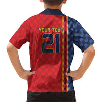 World Football 2026 Spain Custom Kid Hawaiian Shirt Vamos a Espana - Wonder Print Shop