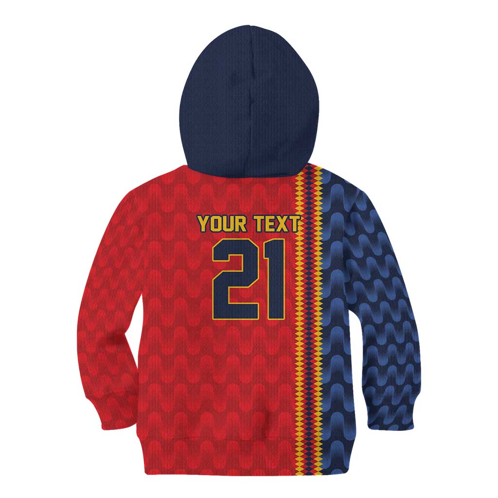 World Football 2026 Spain Custom Kid Hoodie Vamos a Espana - Wonder Print Shop