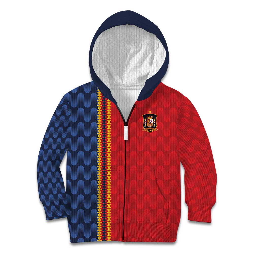 World Football 2026 Spain Custom Kid Hoodie Vamos a Espana - Wonder Print Shop