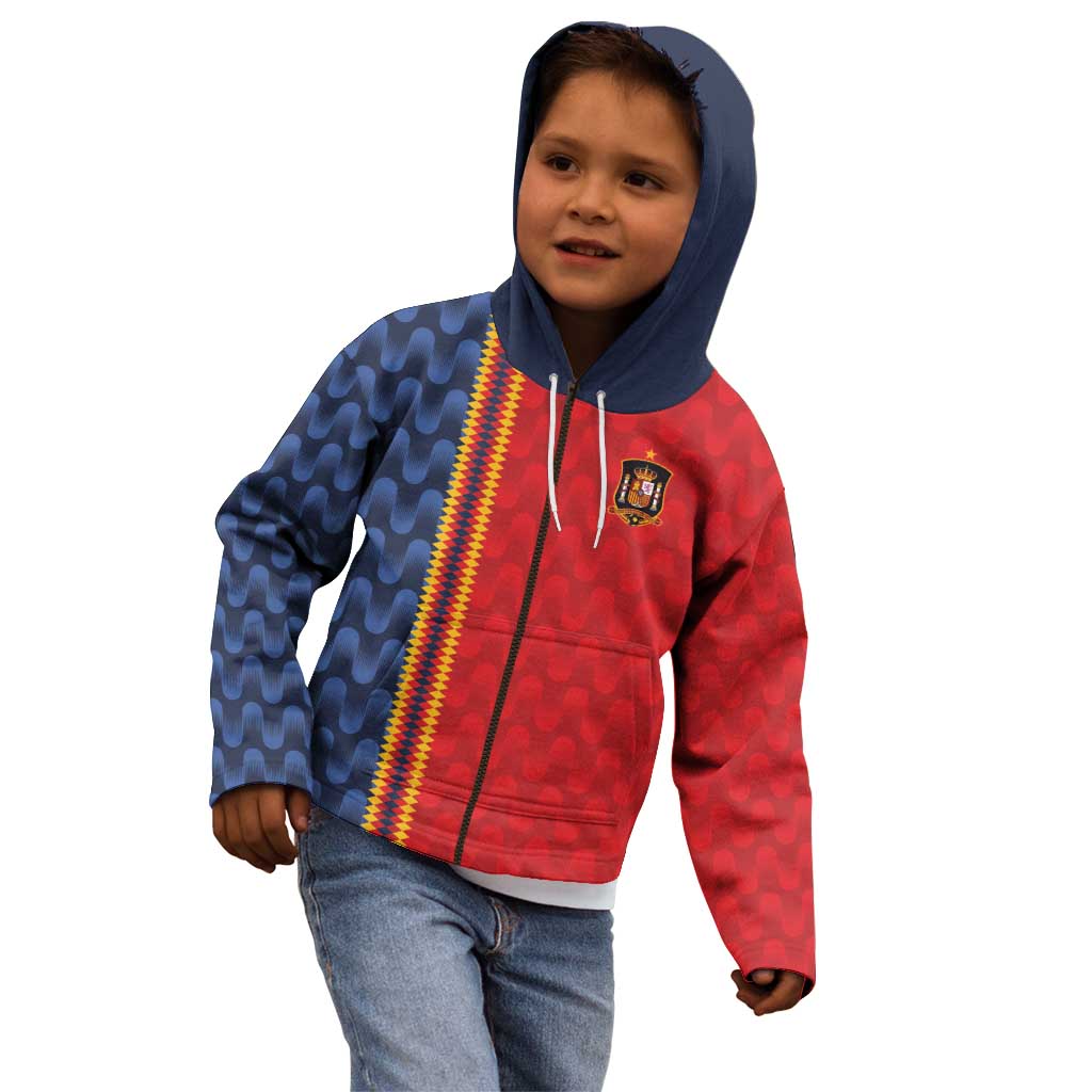 World Football 2026 Spain Custom Kid Hoodie Vamos a Espana - Wonder Print Shop