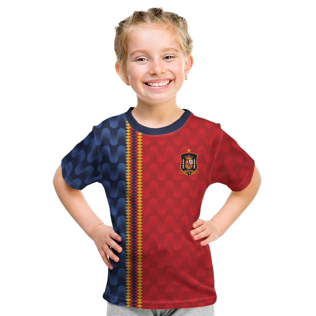 World Football 2026 Spain Custom Kid T Shirt Vamos a Espana - Wonder Print Shop