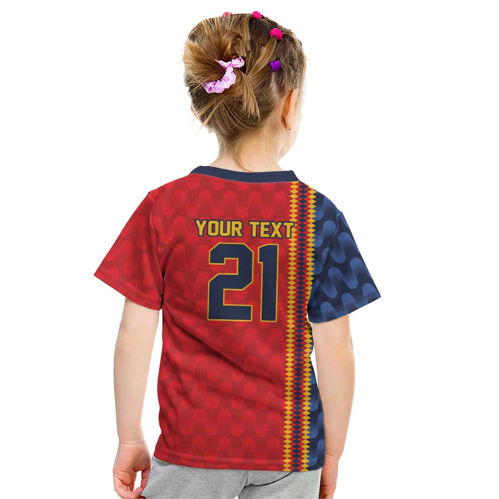 World Football 2026 Spain Custom Kid T Shirt Vamos a Espana - Wonder Print Shop