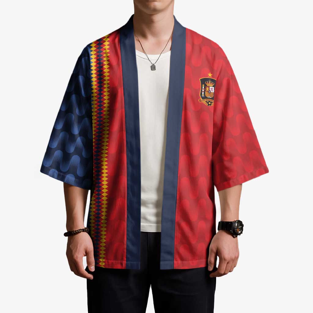 World Football 2026 Spain Custom Kimono Vamos a Espana - Wonder Print Shop