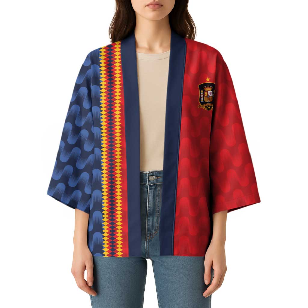 World Football 2026 Spain Custom Kimono Vamos a Espana - Wonder Print Shop