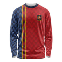 World Football 2026 Spain Custom Long Sleeve Shirt Vamos a Espana - Wonder Print Shop
