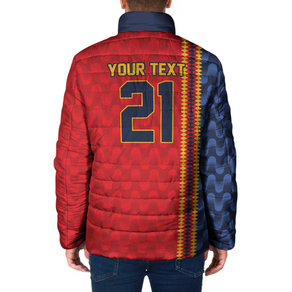 World Football 2026 Spain Custom Padded Jacket Vamos a Espana - Wonder Print Shop