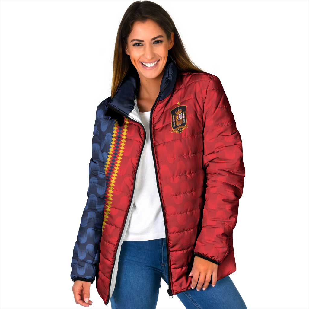 World Football 2026 Spain Custom Padded Jacket Vamos a Espana - Wonder Print Shop