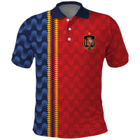 World Football 2026 Spain Custom Polo Shirt Vamos a Espana - Wonder Print Shop