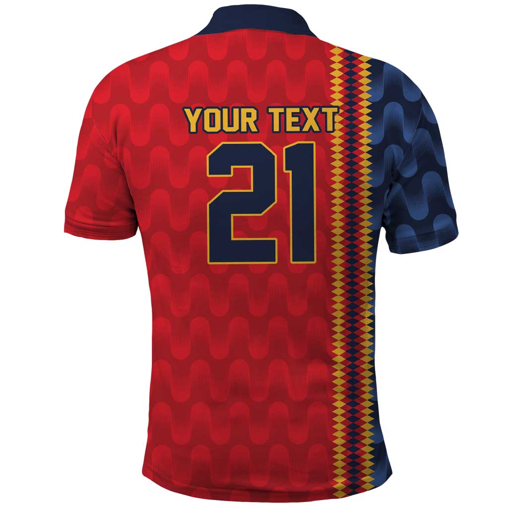 World Football 2026 Spain Custom Polo Shirt Vamos a Espana - Wonder Print Shop