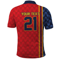 World Football 2026 Spain Custom Polo Shirt Vamos a Espana - Wonder Print Shop