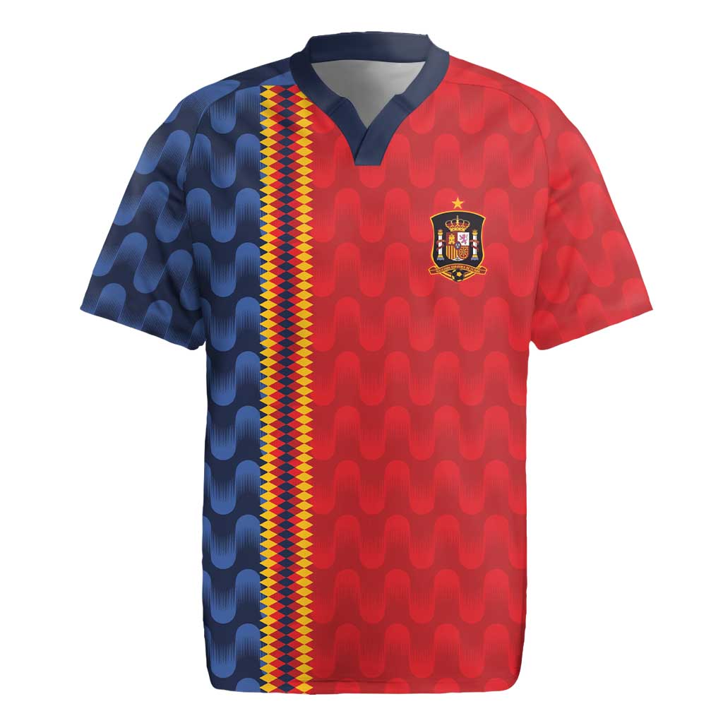 World Football 2026 Spain Custom Rugby Jersey Vamos a Espana - Wonder Print Shop