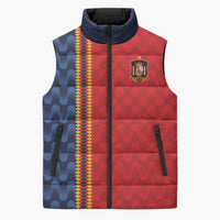 World Football 2026 Spain Custom Sleeveless Puffer Jacket Vamos a Espana - Wonder Print Shop
