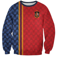 World Football 2026 Spain Custom Sweatshirt Vamos a Espana - Wonder Print Shop