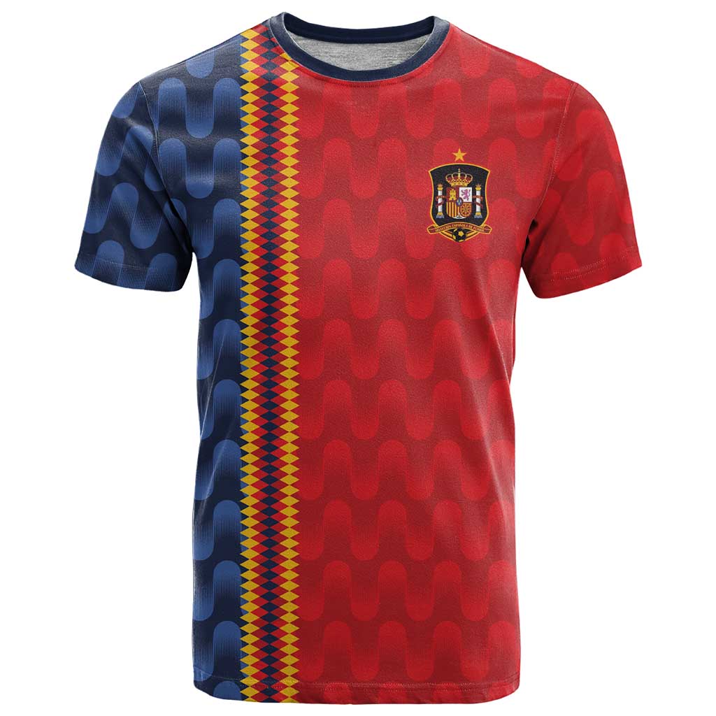 World Football 2026 Spain Custom T Shirt Vamos a Espana - Wonder Print Shop