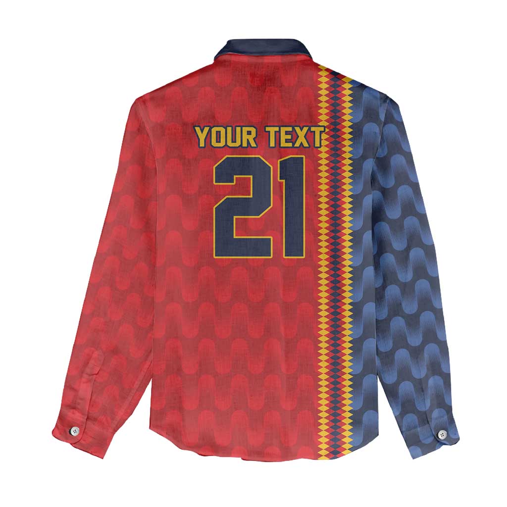 World Football 2026 Spain Custom Women Casual Shirt Vamos a Espana - Wonder Print Shop