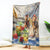 Personalized Kentucky Horse Race Blanket With Mint Julep Cocktail