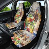 Personalized Kentucky Horse Race Car Seat Cover With Mint Julep Cocktail LT9 - Wonder Print Shop