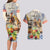 Personalized Kentucky Horse Race Couples Matching Long Sleeve Bodycon Dress and Hawaiian Shirt With Mint Julep Cocktail LT9 - Wonder Print Shop