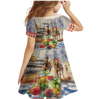 Personalized Kentucky Horse Race Family Matching Mermaid Dress and Hawaiian Shirt With Mint Julep Cocktail LT9 - Wonder Print Shop