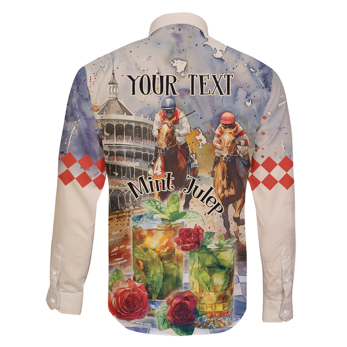 Personalized Kentucky Horse Race Family Matching Summer Maxi Dress and Hawaiian Shirt With Mint Julep Cocktail - Wonder Print Shop