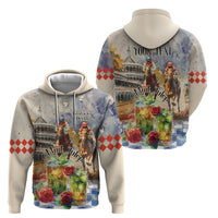 Personalized Kentucky Horse Race Hoodie With Mint Julep Cocktail - Wonder Print Shop