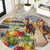 Personalized Kentucky Horse Race Round Carpet With Mint Julep Cocktail
