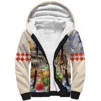 Personalized Kentucky Horse Race Sherpa Hoodie With Mint Julep Cocktail - Wonder Print Shop