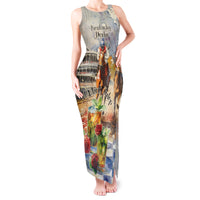 Personalized Kentucky Horse Race Tank Maxi Dress With Mint Julep Cocktail - Wonder Print Shop