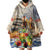 Personalized Kentucky Horse Race Wearable Blanket Hoodie With Mint Julep Cocktail - Wonder Print Shop
