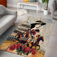Personalized Kentucky Ladies Area Rug The Run For The Roses Derby LT9 - Wonder Print Shop