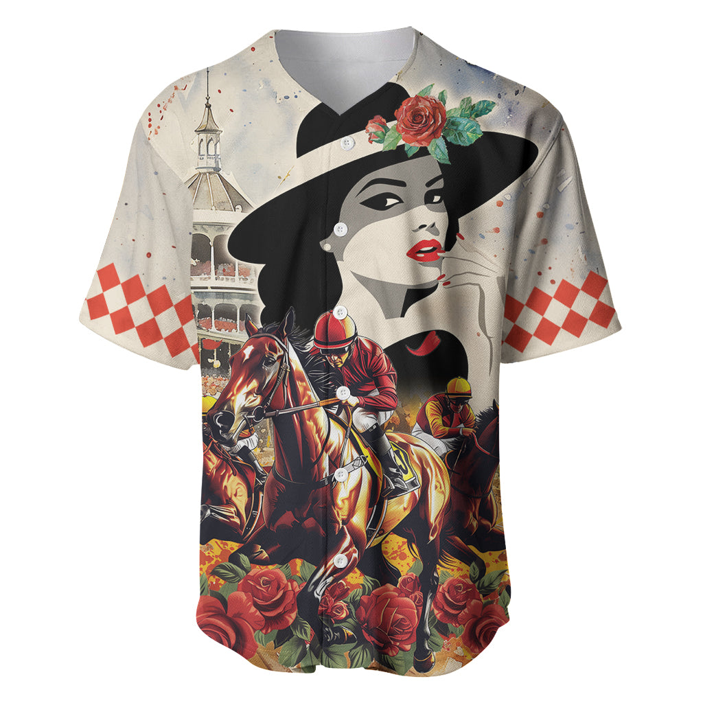 Personalized Kentucky Ladies Baseball Jersey The Run For The Roses Derby LT9 - Wonder Print Shop