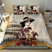 Personalized Kentucky Ladies Bedding Set The Run For The Roses Derby LT9 - Wonder Print Shop