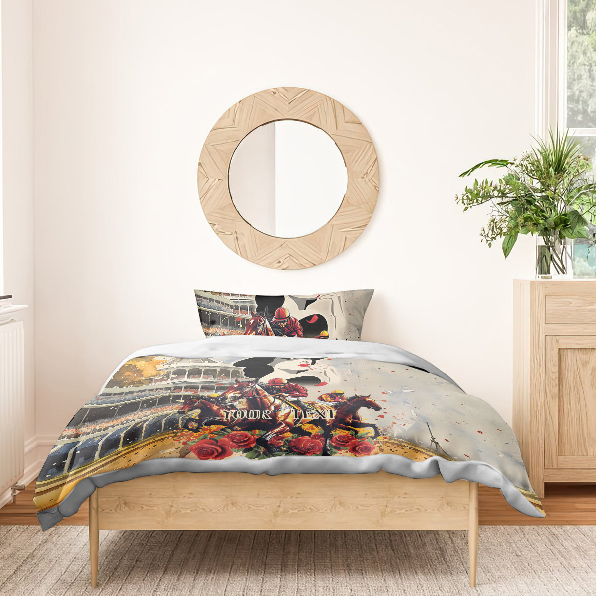 Personalized Kentucky Ladies Bedding Set The Run For The Roses Derby LT9 - Wonder Print Shop