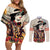 Personalized Kentucky Ladies Couples Matching Off Shoulder Short Dress and Long Sleeve Button Shirt The Run For The Roses Derby LT9 - Wonder Print Shop