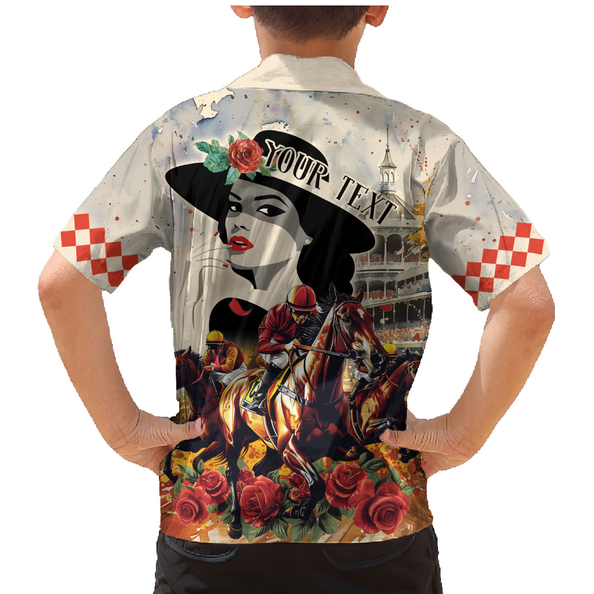 Personalized Kentucky Ladies Family Matching Mermaid Dress and Hawaiian Shirt The Run For The Roses Derby LT9 - Wonder Print Shop