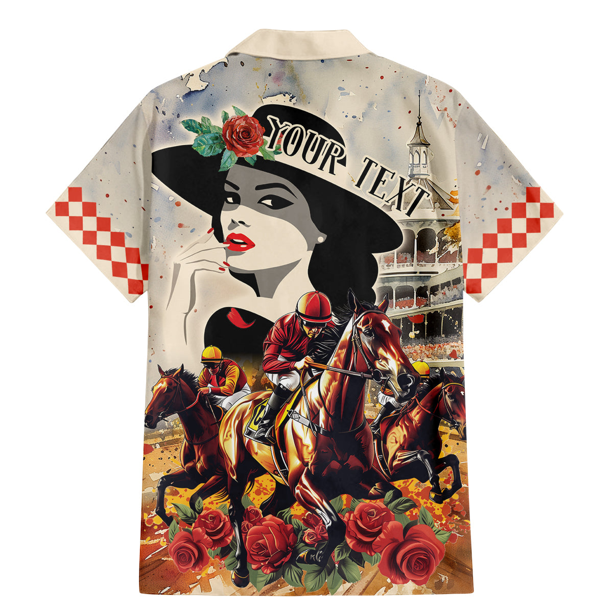 Personalized Kentucky Ladies Family Matching Mermaid Dress and Hawaiian Shirt The Run For The Roses Derby LT9 - Wonder Print Shop