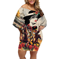 Personalized Kentucky Ladies Family Matching Off Shoulder Short Dress and Hawaiian Shirt The Run For The Roses Derby LT9 - Wonder Print Shop