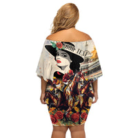 Personalized Kentucky Ladies Family Matching Off Shoulder Short Dress and Hawaiian Shirt The Run For The Roses Derby LT9 - Wonder Print Shop