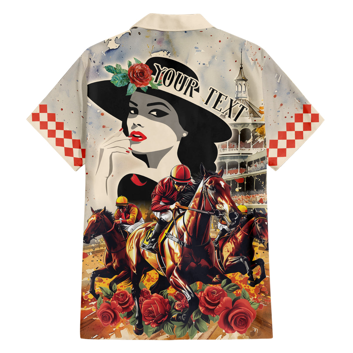 Personalized Kentucky Ladies Hawaiian Shirt The Run For The Roses Derby - Wonder Print Shop