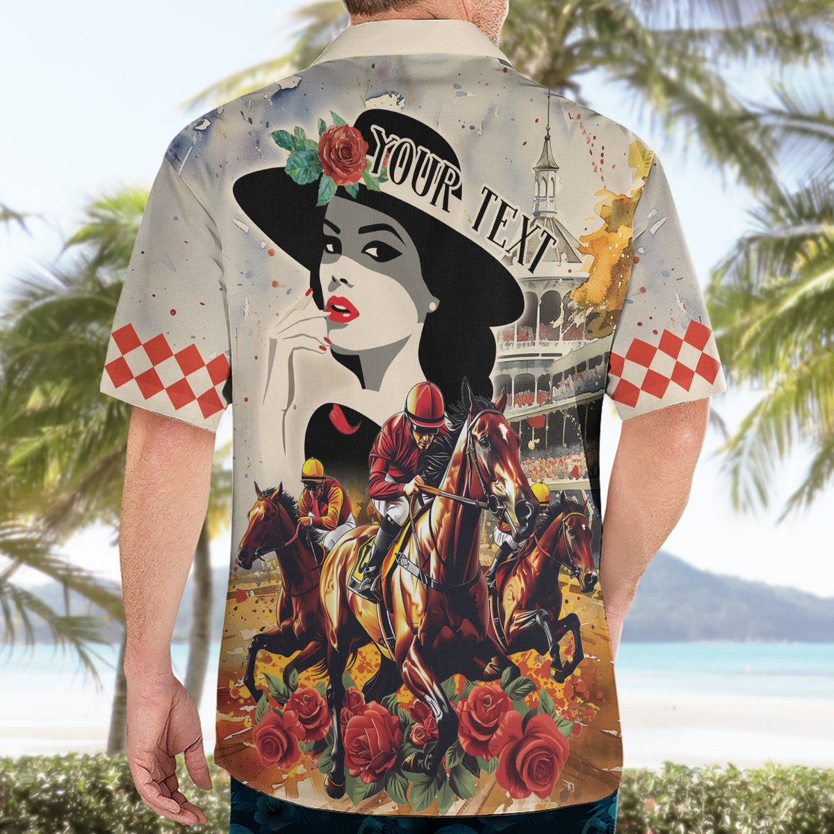Personalized Kentucky Ladies Hawaiian Shirt The Run For The Roses Derby - Wonder Print Shop