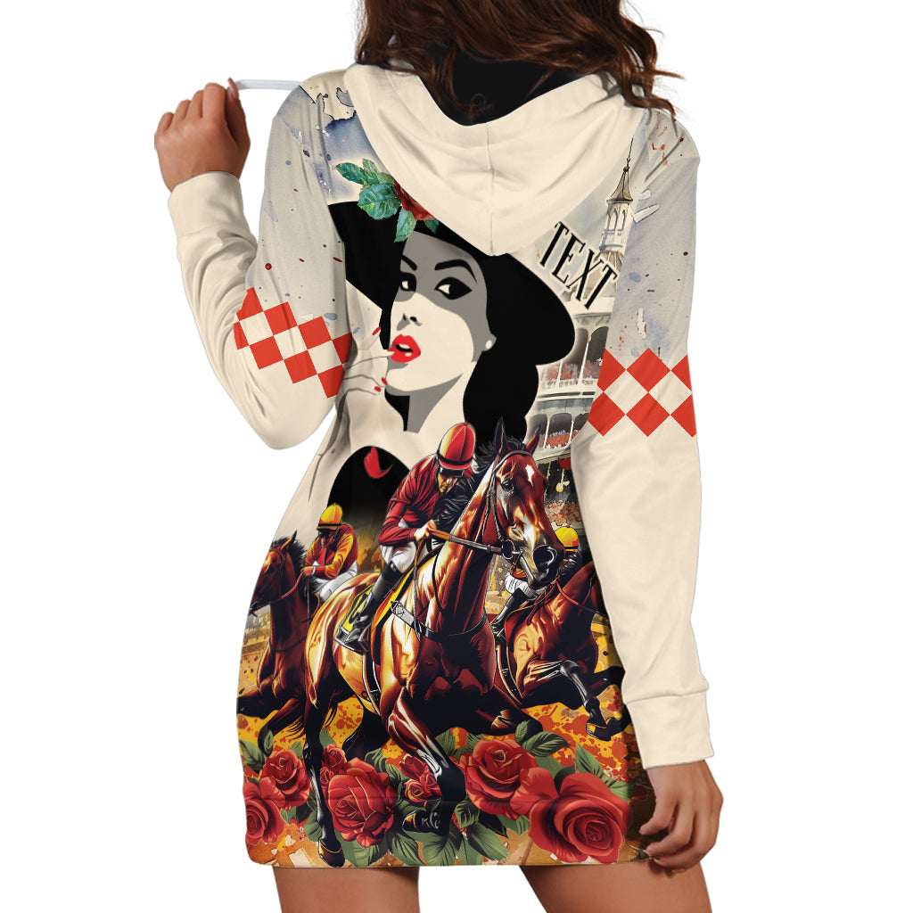 Personalized Kentucky Ladies Hoodie Dress The Run For The Roses Derby - Wonder Print Shop