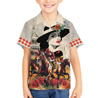 Personalized Kentucky Ladies Kid Hawaiian Shirt The Run For The Roses Derby - Wonder Print Shop