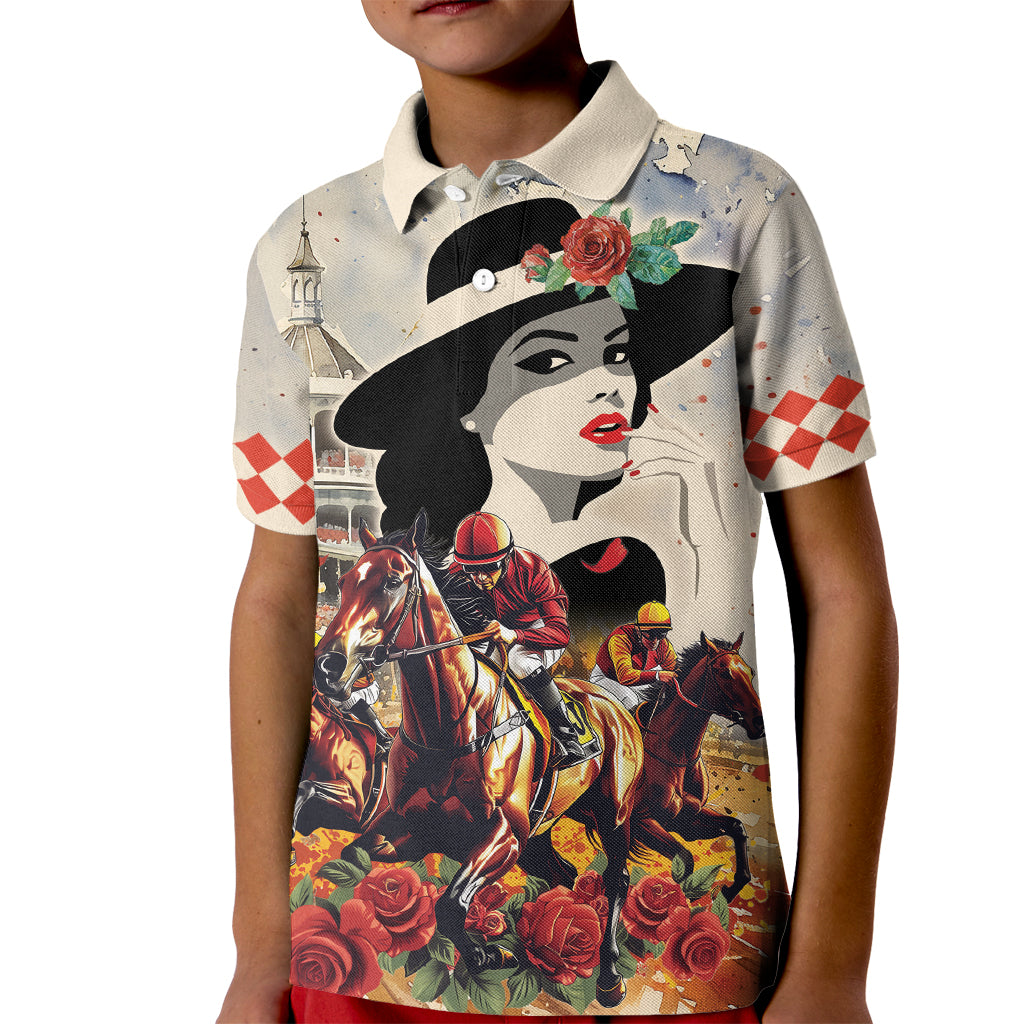 Personalized Kentucky Ladies Kid Polo Shirt The Run For The Roses Derby - Wonder Print Shop