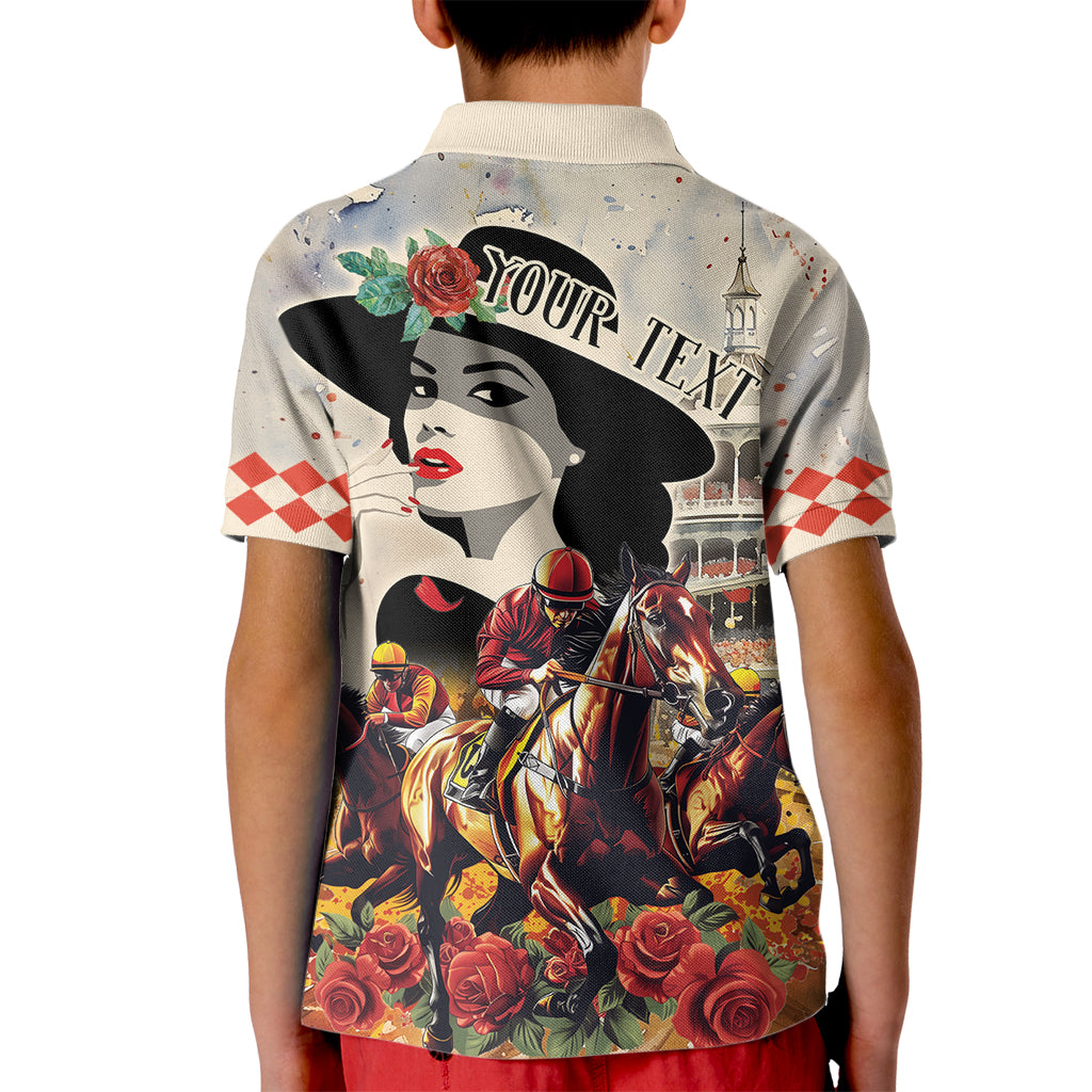 Personalized Kentucky Ladies Kid Polo Shirt The Run For The Roses Derby - Wonder Print Shop