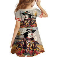 Personalized Kentucky Ladies Kid Short Sleeve Dress The Run For The Roses Derby - Wonder Print Shop