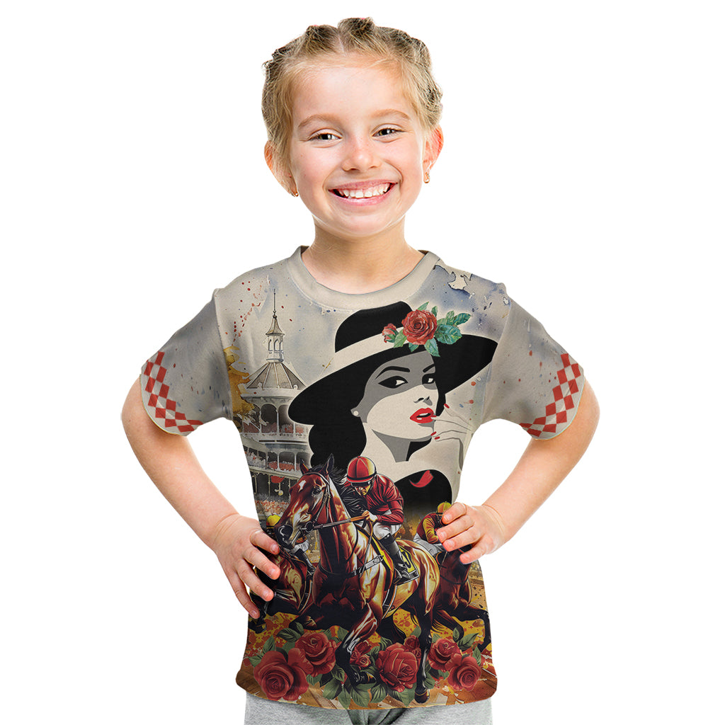 Personalized Kentucky Ladies Kid T Shirt The Run For The Roses Derby - Wonder Print Shop
