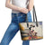 Personalized Kentucky Ladies Leather Tote Bag The Run For The Roses Derby - Wonder Print Shop