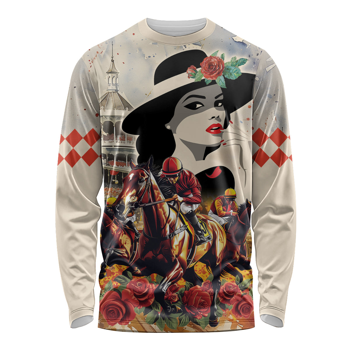 Personalized Kentucky Ladies Long Sleeve Shirt The Run For The Roses Derby - Wonder Print Shop