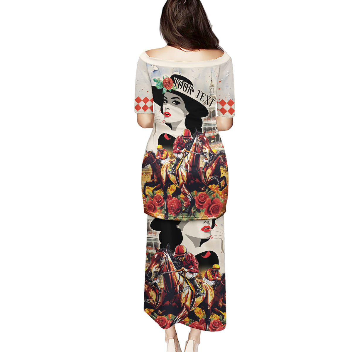 Personalized Kentucky Ladies Puletasi The Run For The Roses Derby - Wonder Print Shop